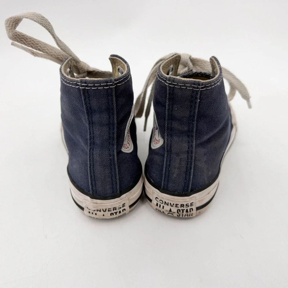 Converse Chuck Taylor All Star High Top Navy Blue Kids Sneakers 3J233 Size 10.5